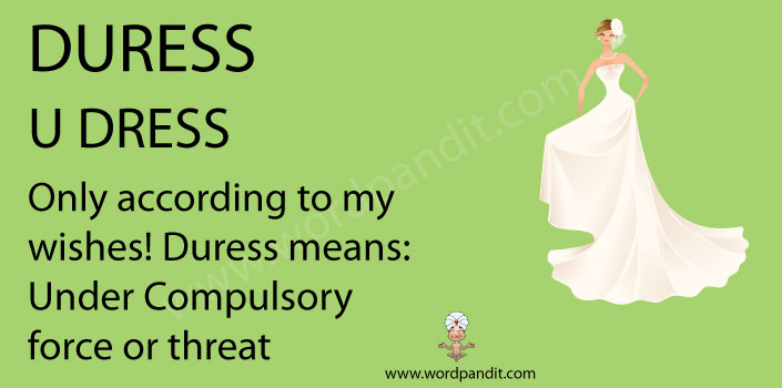 mnemonic tip for duress