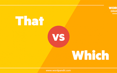 That versus Which