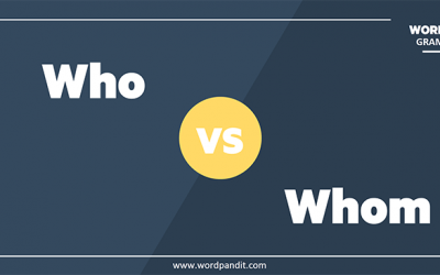 Who vs. Whom: Part 1