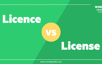 Licence Vs License