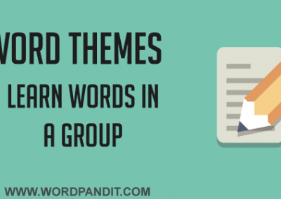 Use word themes to learn words
