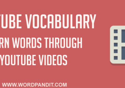 Use Youtube Videos to learn words, Vocabulary Videos