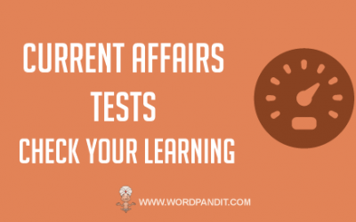 Current Affairs (September-2015): Test-19