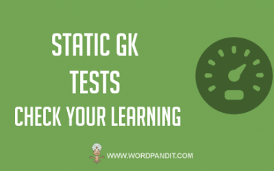 Static GK Test: Chemistry, Test-6