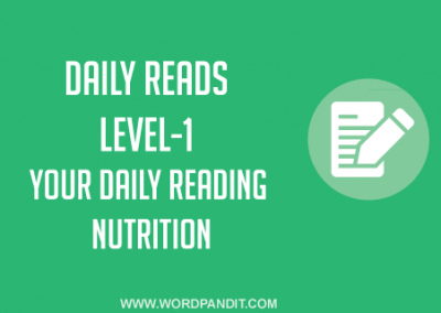 Daily reading suggestions for CAT, GRE, GMAT, SAT, Bank PO, CDS, SSC