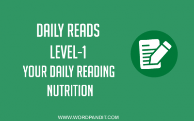 Daily Reads-2 (Level-1)