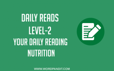 Daily Reads-2 (Level-2)