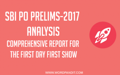 SBI PO Prelims Analysis 2017: 29 April 2017 1st Slot