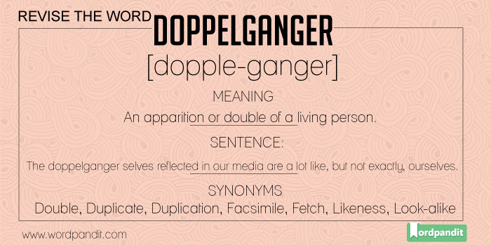 Synonyms-Meaning-Doppelganger
