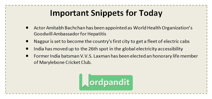 Current Affairs Quiz May 13 2017