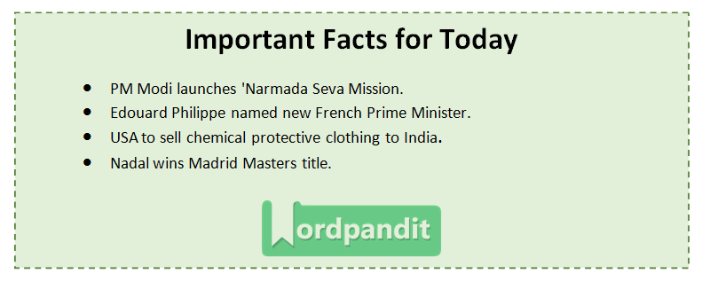 Current Affairs Today 15 May 2017