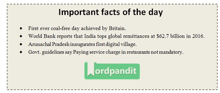 Daily Current Affairs 23 april 2017