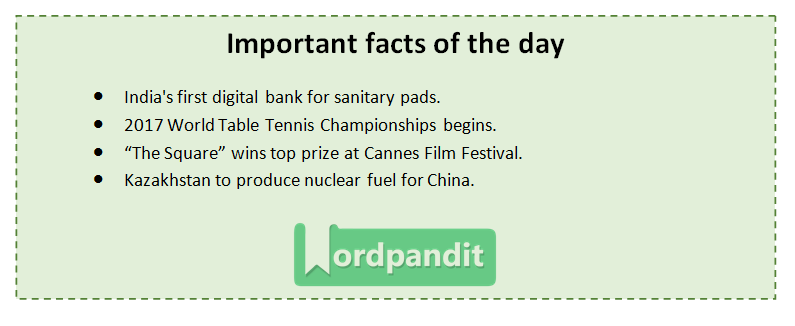 daily current affairs 29 may 2017