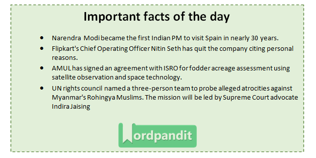 daily current affairs 31 may 2017