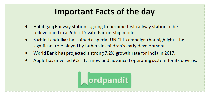 Daily Current Affairs 6 june 2017