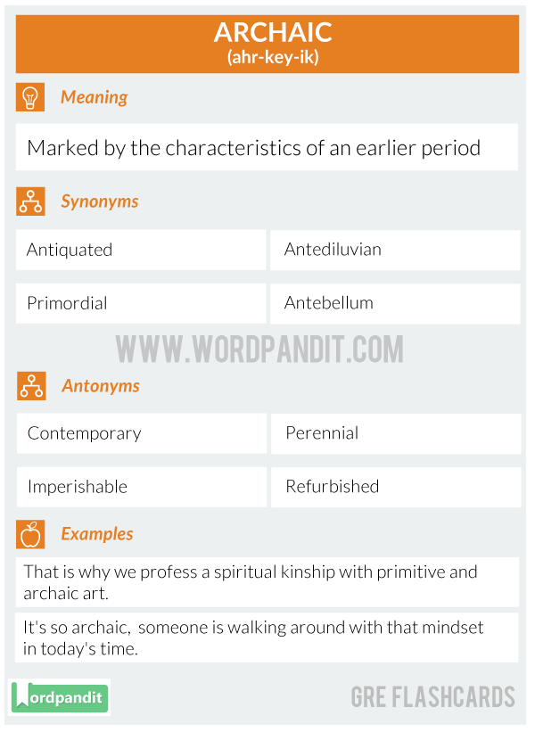 ARCHAIC-Gre-Flashcard