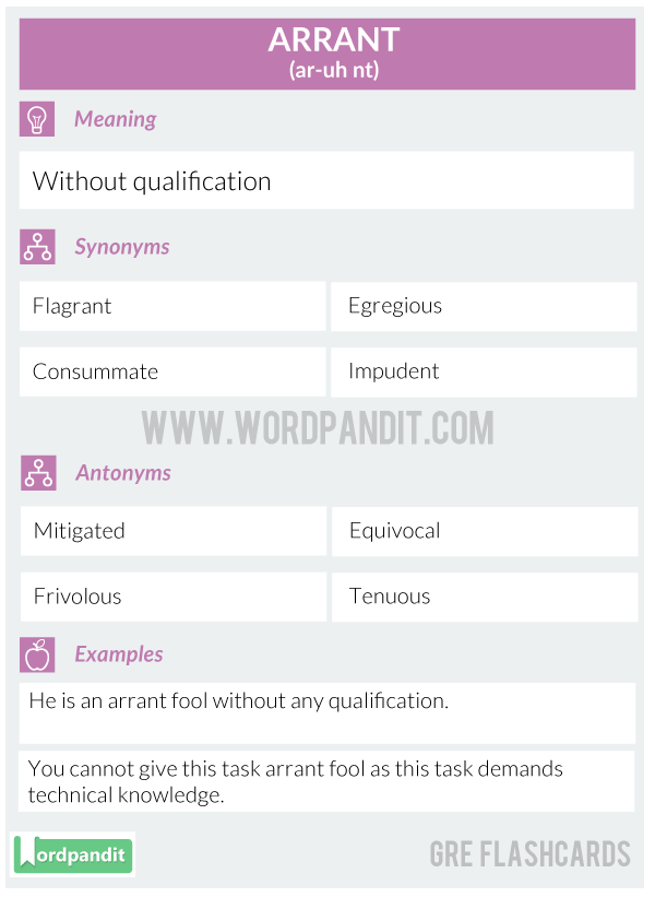 ARRANT-Gre-Flashcard
