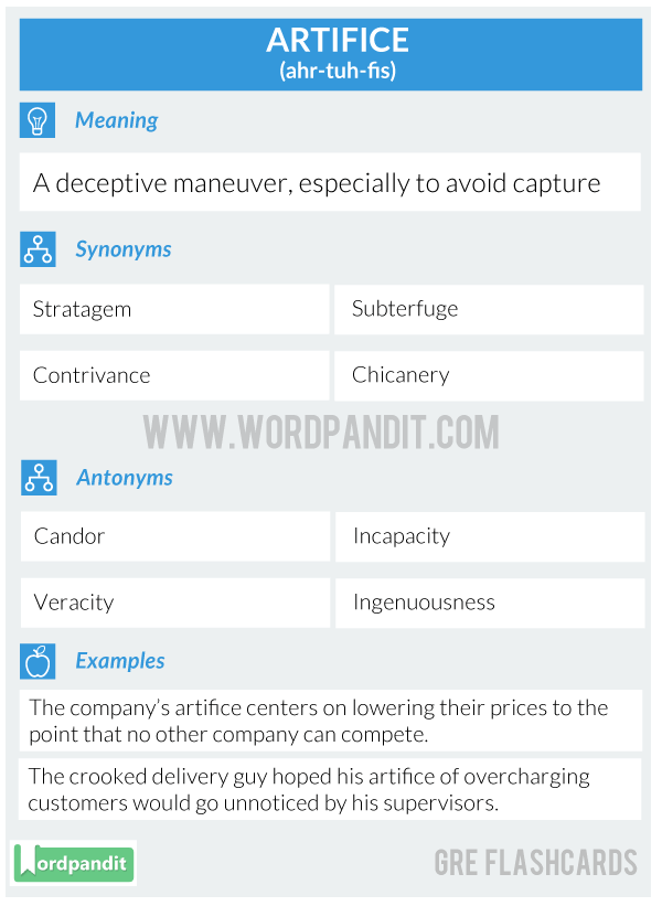 ARTIFICE-Gre-Flashcard