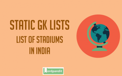 List of Stadiums in India