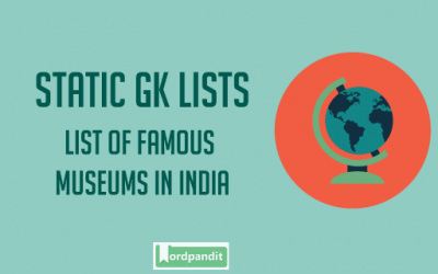List of Famous Museums in India