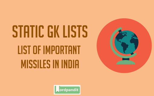 List-of-Important-Missiles-in-India