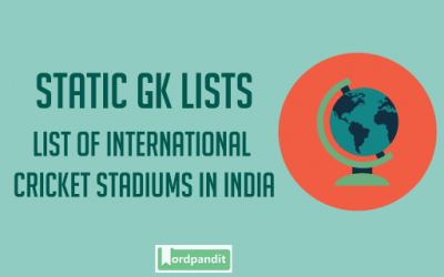 List of International Cricket Stadiums
