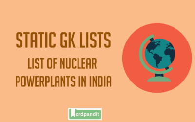 List of Nuclear Powerplants in India