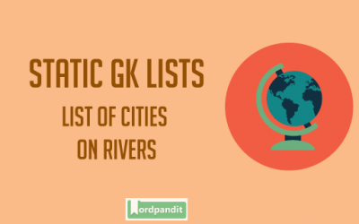 List of Cities on Banks of Rivers