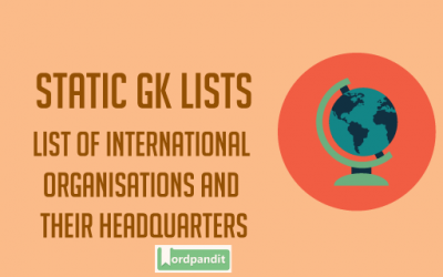 List of international organisations and their headquarters
