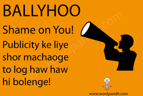 picture and mnemonic for ballyhoo