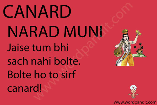 picture and mnemonic for canard