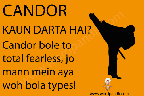 picture and mnemonic for candor