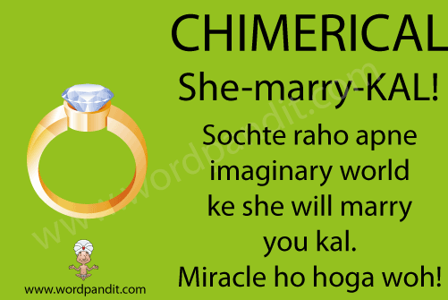 picture and mnemonic for chimerical