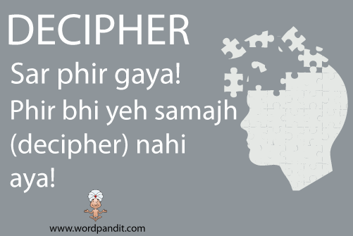 picture and mnemonic for decipher