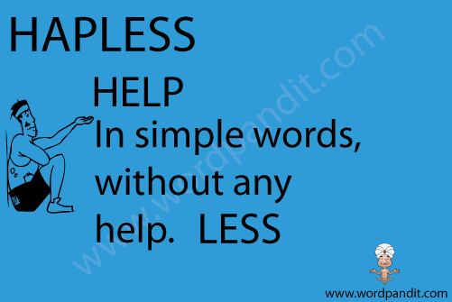 picture and mnemonic for hapless