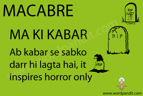 picture and mnemonic for macabre