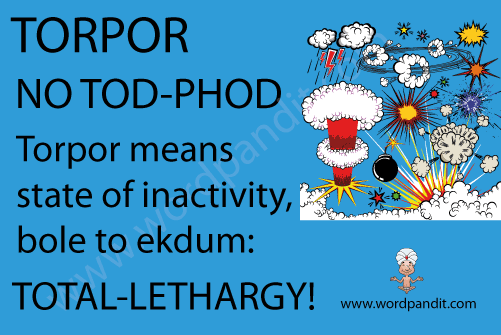 picture and mnemonic for torpor