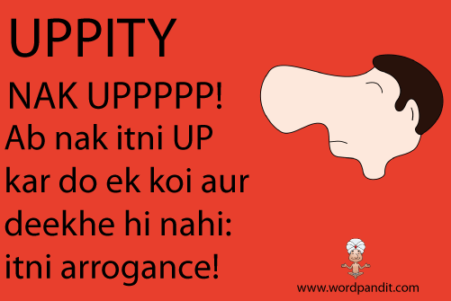 picture and mnemonic for uppity