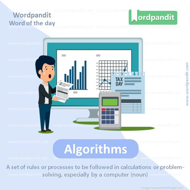 Algorithms Picture Vocabulary