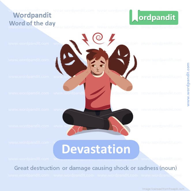 Devastation Picture Vocabulary