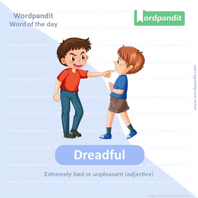 Dreadful Picture Vocabulary