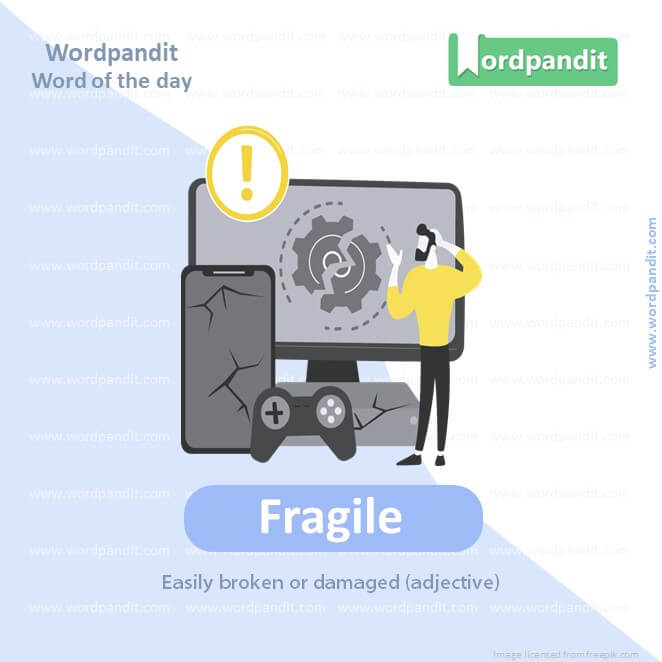 Fragile Picture Vocabulary
