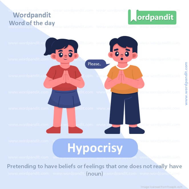 Hypocrisy Picture Vocabulary