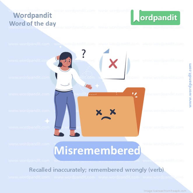 Misremembered Picture Vocabulary