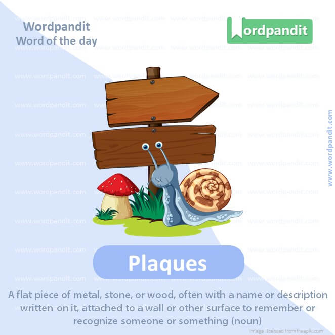 Plaques Picture Vocabulary