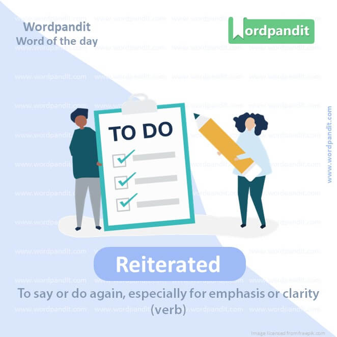 Reiterated Picture Vocabulary