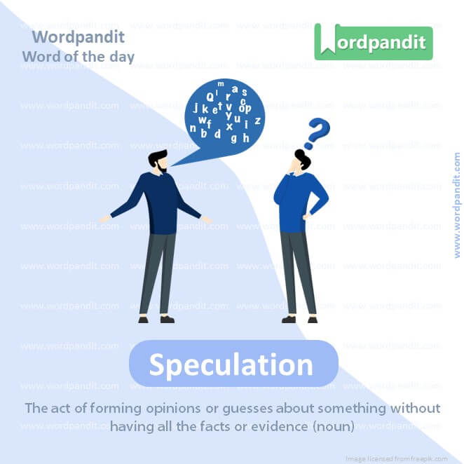 Speculation Picture Vocabulary