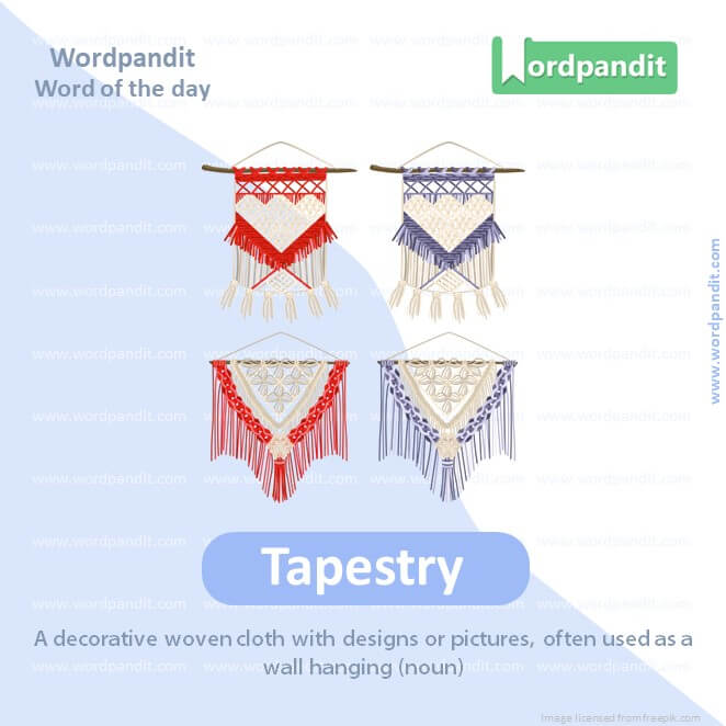 Tapestry Picture Vocabulary