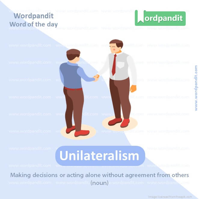 Unilateralism Picture Vocabulary