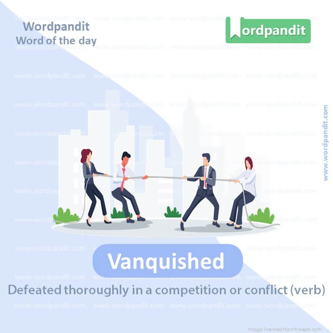 Vanquished Picture Vocabulary
